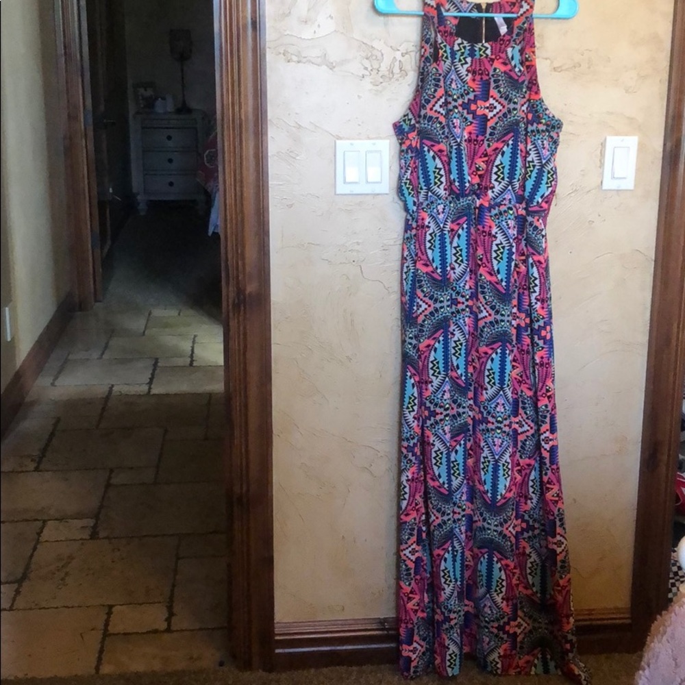 Colorful maxi dress